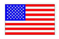 USA American Flag 5ft x 3ft With Eyelets For Hanging