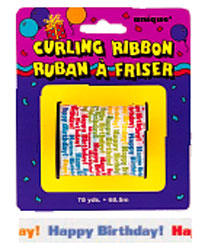 Curling Ribbon For Balloons Birthday Small Roll