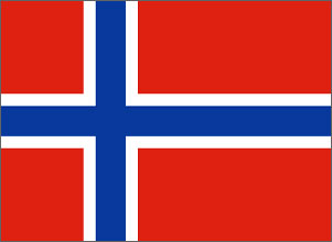 Norway Flag 5ft x 3ft With Eyelets For Hanging