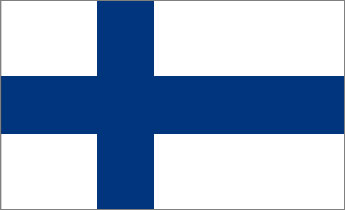 Finland Flag 5ft x 3ft With Eyelets For Hanging