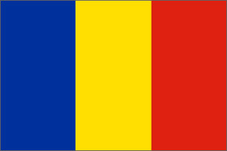 Romania Flag 5ft x 3ft With Eyelets 