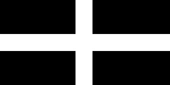 Cornwall Flag 5ft x 3ft With Eyelets For Hanging
