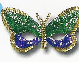  Sequin Butterfly Mask