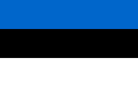 Estonia Flag 5ft x 3ft  With Eyelets For Hanging