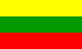 Lithuania Flag 5ft x 3ft  With Eyelets For Hanging