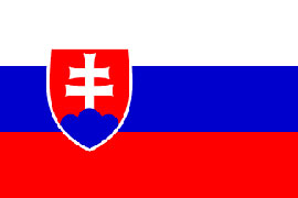 Slovakia Flag 5ft x 3ft with eyelets for hanging