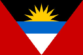 Antigua & Barbuda Flag 5ft x 3ft With Eyelets For Hanging