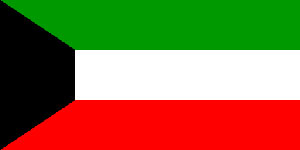 Kuwait  Flag 5ft x 3ft With Eyelets For Hanging