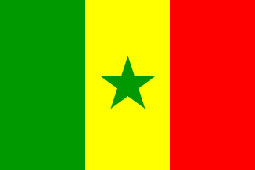 Senegal Flag 5ft x 3ft With Eyelets 