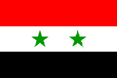 Syria/Syrian Flag 5ft x 3ft With Eyelets For Hanging