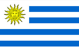 Uruguay Flag 5ft x 3ft With Eyelets