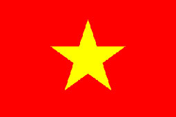 Vietnam/Vietnamese Flag 5ft x 3ft (100% Polyester) With Eyelets