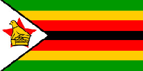Zimbabwe Flag 5ft x 3ft With Eyelets