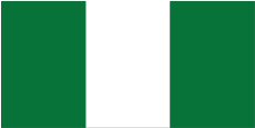 Nigeria Flag 5ft x 3ft  With Eyelets For Hanging