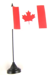 Canada Table Flag with Base and Stick