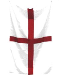 England Flag 8ft x 5ft  With Eyelets For Hanging