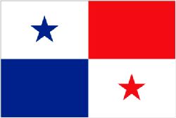 Panama Flag 5ft x 3ft With Eyelets For Hanging