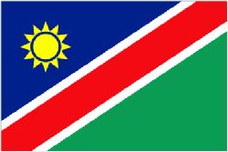 Namibia Flag 5ft x 3ft  With Eyelets For Hanging