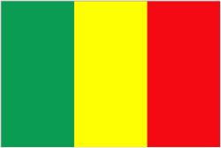 Mali Flag 5ft x 3ft  With Eyelets For Hanging