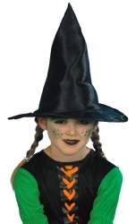  Child's Witch Hat, Fabric 12"/30cm