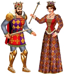 Royal King And Queen Joined Cutouts 91.44 cm (2 in a pack)