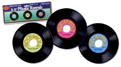 Plastic Records (3 in a pack)