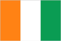 Cote D'Ivoire Ivory Coast Flag 5ft x 3ft  With Eyelets For Hanging