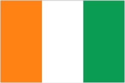 Cote D'Ivoire Ivory Coast Flag 5ft x 3ft  With Eyelets For Hanging