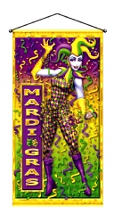 Mardi Gras Hanging Door/Wall Panel 