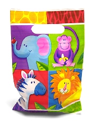 Jungle Party Loot Bags 8 Pack