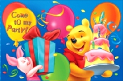 Winnie the Pooh Invitation Pad