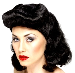 Pin Up Girl Wig - Click for Colours