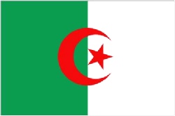 Algerian Flag 5ft x 3ft With Eyelets For Hanging