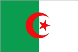 Algerian Flag 5ft x 3ft With Eyelets For Hanging