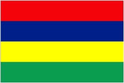 Mauritius Flag 5ft x 3ft With Eyelets For Hanging