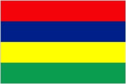 Mauritius Flag 5ft x 3ft With Eyelets For Hanging