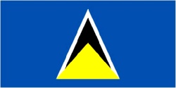 St. Lucia Flag 5ft x 3ft