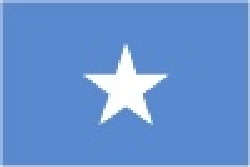 Somalia/Somalian Flag 5ft x 3ft (100% Polyester) With Eyelets 