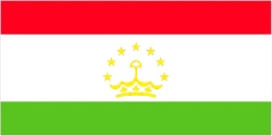 Tajikistan Flag 5ft x 3ft With Eyelets
