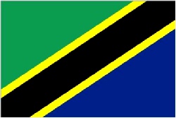 Tanzania Flag 5ft x 3ft With Eyelets For Hanging
