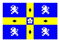 Durham County Flag 5ft x 3ft With Eyelets For Hanging 