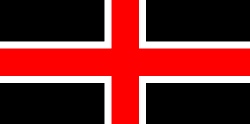 Durham City Flag 5ft x 3ft With Eyelets For Hanging