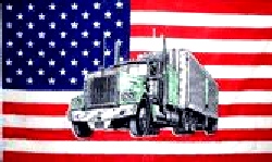 USA American 'Truck' Flag