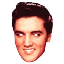 Elvis Face Mask.