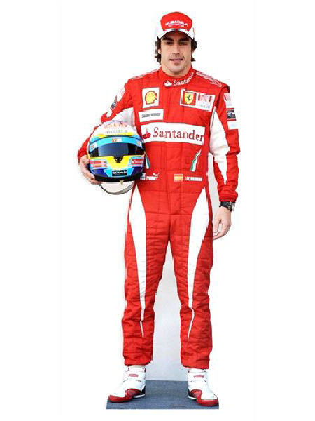 Fernando Alonso Cardboard Cutout    