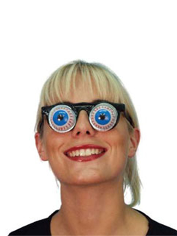 Droopy Eyes glasses on springs Party Supplies from Novelties
