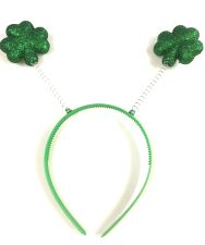 Glitter Shamrock Headbopper