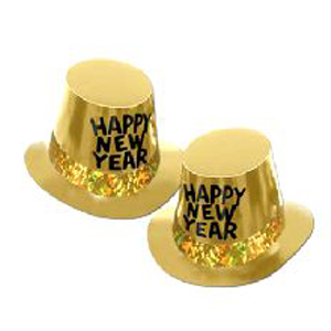 Gold Rush New Year Top Hat - 10