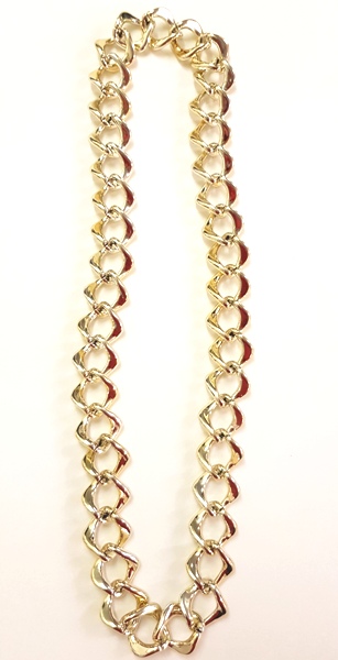 Gold Heavy Chain Bling Necklace
