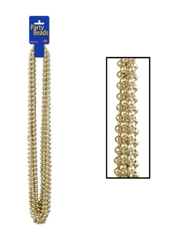 Metallic Gold Party Beads 